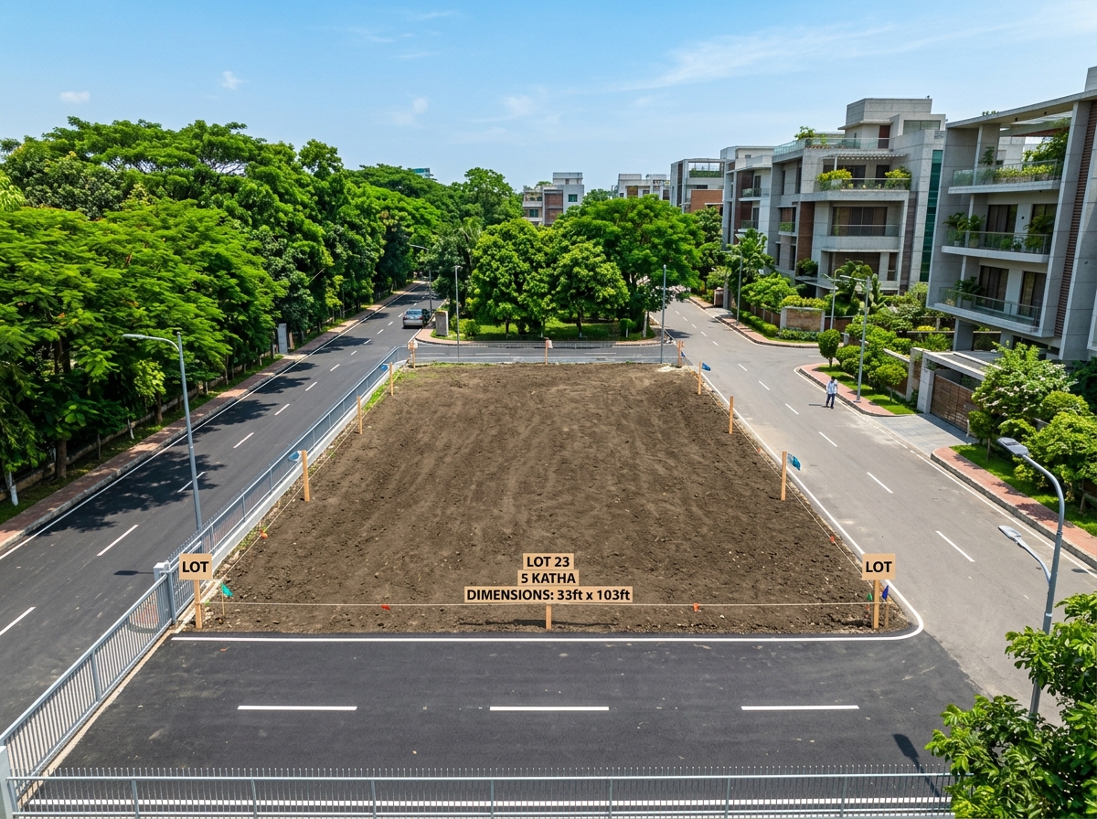 Block M — 3 Katha South Facing Plot